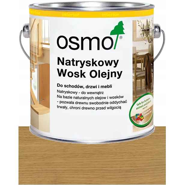 Osmo Vosk ve spreji 3084 Čírý Matný 2,5 l