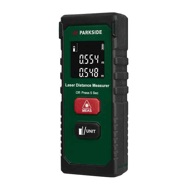 Parkside® Křížový liniový laser Pkll 7 F6 / Laserový měřič vzdálenosti Plem 20 B5 (křížový liniový laser se svorkou)