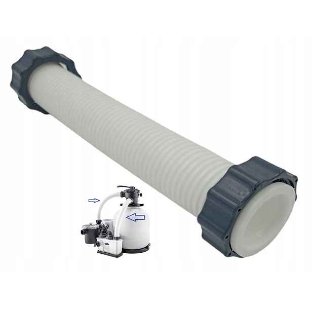 Připojovací hadice 38 mm pro připojení ventilu k motoru, pískový filtr 26680