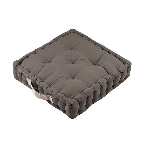 Sedací polštář na zem DUET taupe 45x45x10 cm France