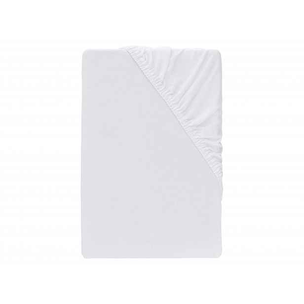 Livarno® Žerzejové napínací prostěradlo, 90–100 x 200 cm (bílá)