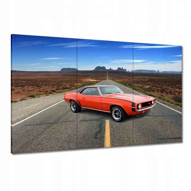 Obrazy 120x80 Oranžový Chevrolet Ss