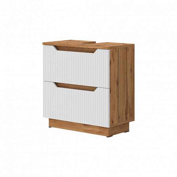 Vicco DOLNÍ SKŘÍŇKA POD DŘEZ Lotta Bílá 59.8 x 62.5 cm se 2 zásuvkami