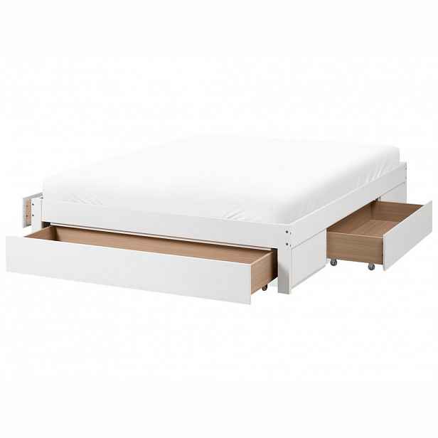 Beliani POSTEL 160/200 cm Tmavě hnědá Giat