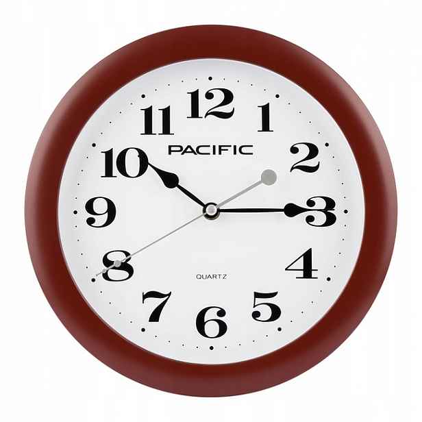 Nástěnné hodiny Pacific PCZ-106-03 – Elegance v hnědé barvě