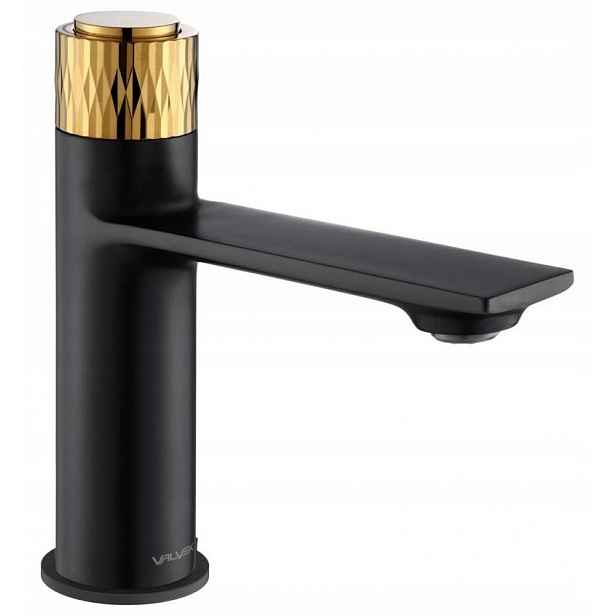 Umyvadlová Stojánková Koupelnová Baterie Valvex Polská Decor Black/gold Černá