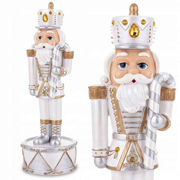 Louskáček S Hrací Skříňkou 30 cm Rotující Vánoční Figurka