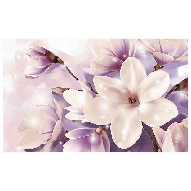 Fototapeta Magnolie růžovo-fialová 368x254 vinylová lepidlo