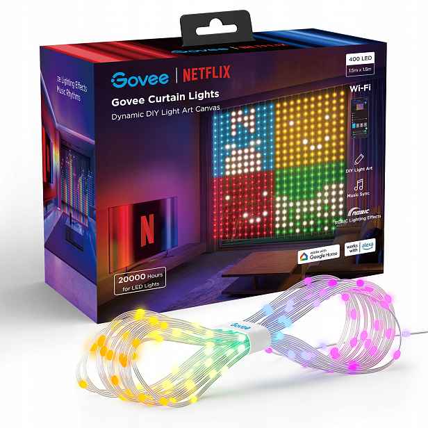 Govee H70BC Curtain Light Netflix Co-branding Version Závěs, záclona Le