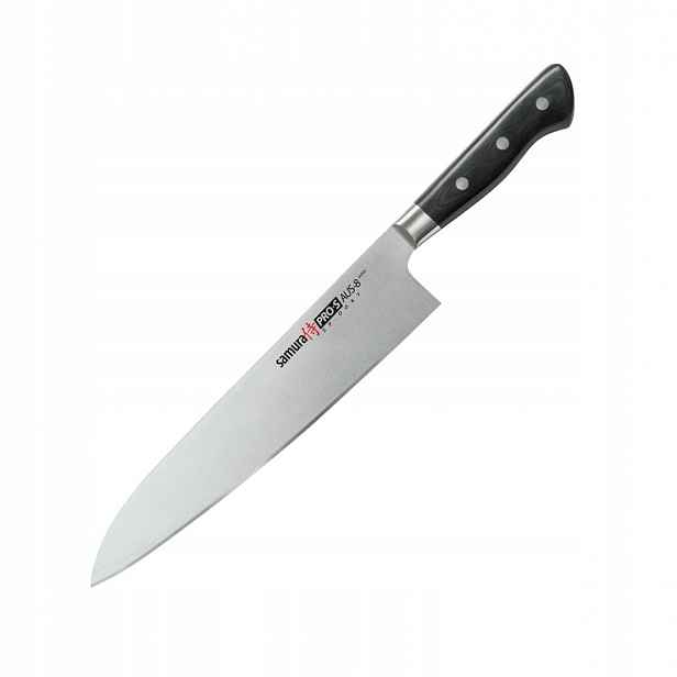 Nůž šéfkuchaře Samura Pro-s 240mm, ocel AUS-8, rukojeť G10