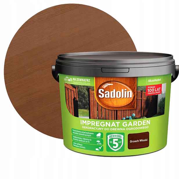 Sadolin Garden Impregnat Na Zahradní Dřevo Vlašský ořech 9L