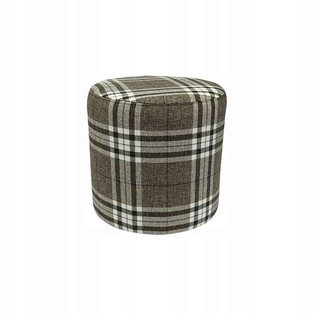 Taburet kulatá lobox cappuchino pletená mřížka