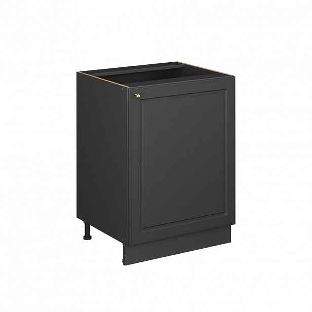 Vicco SPODNÍ SKŘÍŇKA KUCHYŇSKÉ LINKY Fame-Line, Anthrazit-Gold Landhaus/Antracit, 60 cm 1 dvířka bez pracovní desky