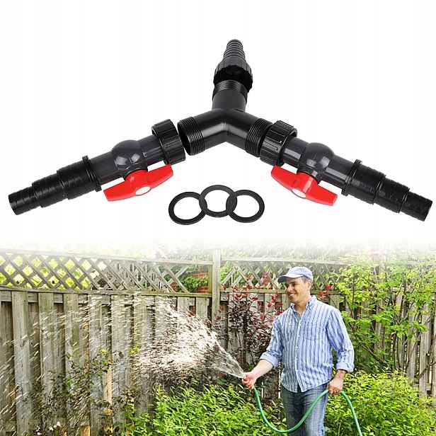 T-rozdělovač Na Hadici 25 MM – 32 MM – 38 MM S Nastavitelným Očkem