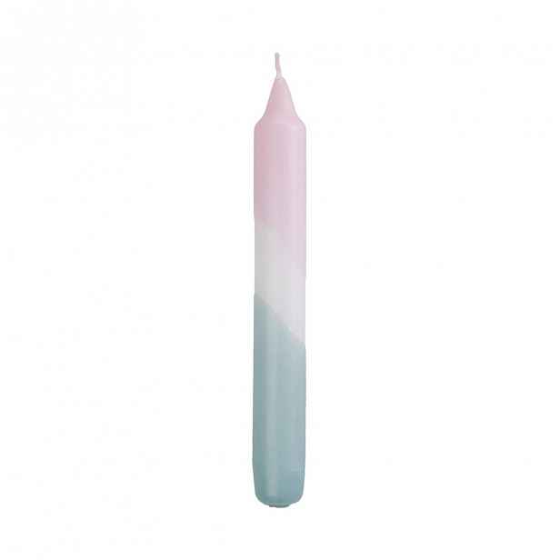 Butlers DIP-DYE Svíčka - mátová/sv.růžová