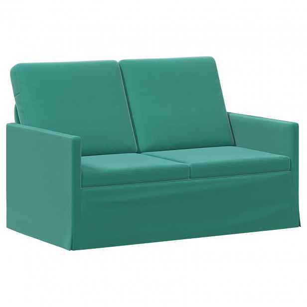 vidaXL Pohovka pro 2 osoby Tyrkysová 130 x 81 x 82 cm Samet