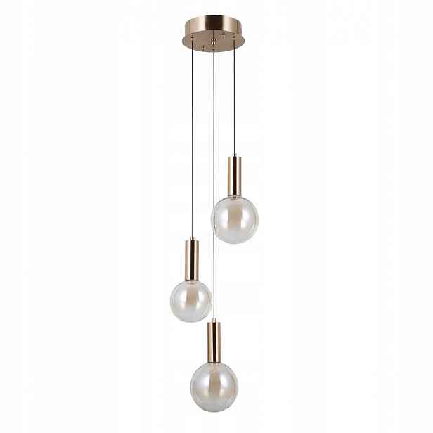 Závěsná lampa Led závěs Strela Zlatá 3xLED 15W 1188lm 3000K Italux