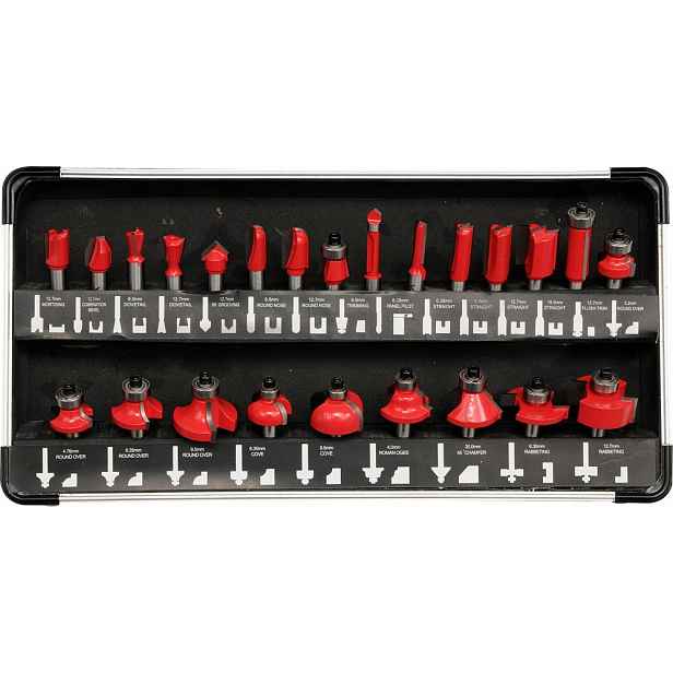 Sada Fréz Na Dřevo 24dílná Yato YT-6801