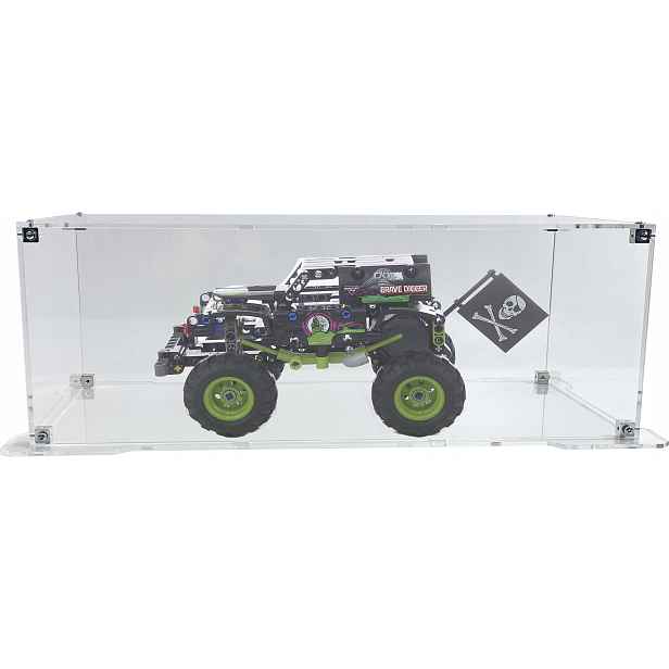 Vitrína s podstavcem Drewlandia pro sadu Lego 42118 Monster Jam Grave Diger