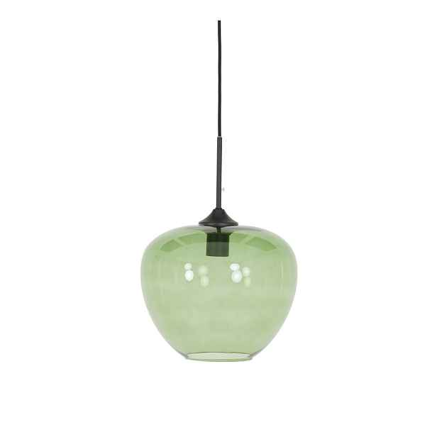 Zelené stropní svítidlo se skleněným stínidlem ø 30 cm Mayson – Light & Living