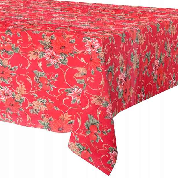 Vánoční ubrus odolný proti skvrnám 180 x 130 cm