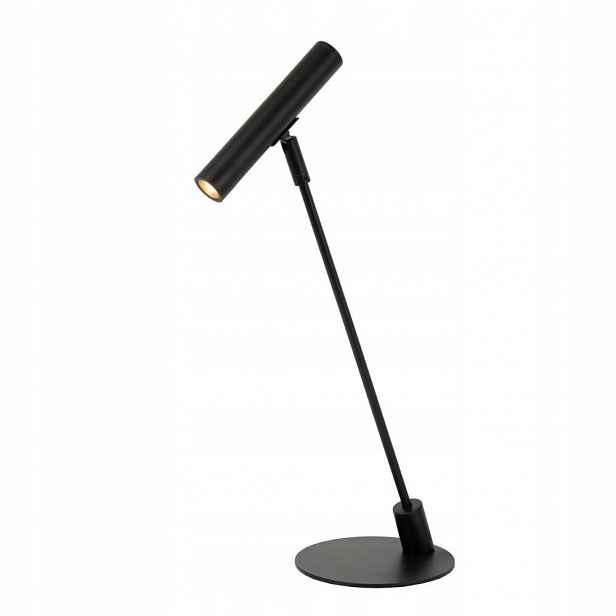 Černá stolní lampa Alec s pohyblivým zdrojem pro kancelář 03/30/Lucide