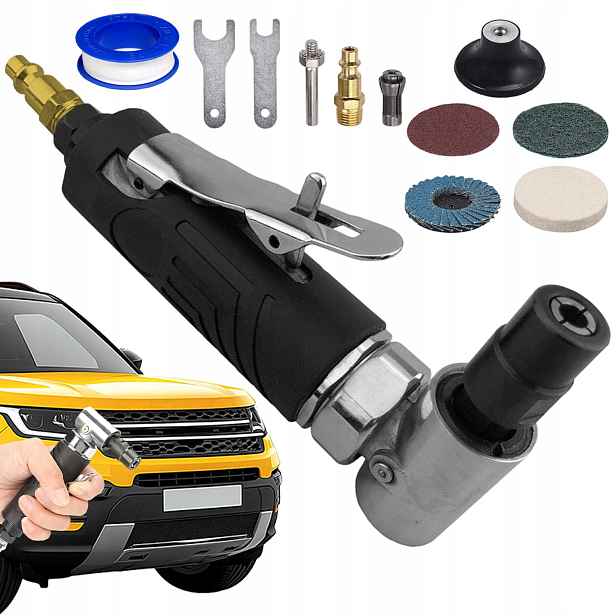 Pneumatický Stroj 90 Stupňů 1/4" Řezání Pro Zkosení Broušení Sada
