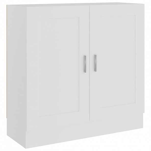 vidaXL Knihovna bílá 82,5 x 30,5 x 80 cm kompozitní dřevo