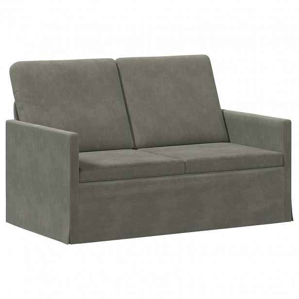 vidaXL Pohovka pro 2 osoby Světle šedá 130 x 81 x 82 cm