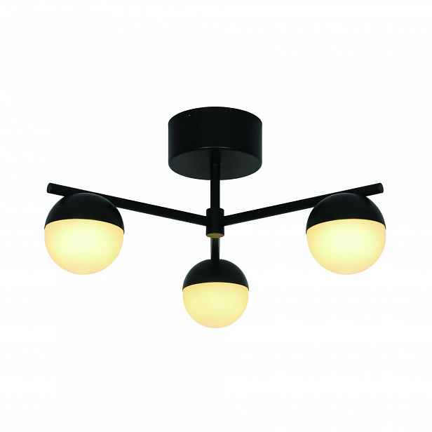 Závěsná stropní lampa černá stmívatelná Led 3xG9 Sklo Contina Nordlux