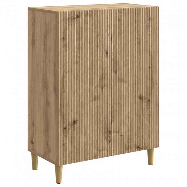 vidaXL Servírovací skříň Dub artisan 66 x 34,5 x 90 cm