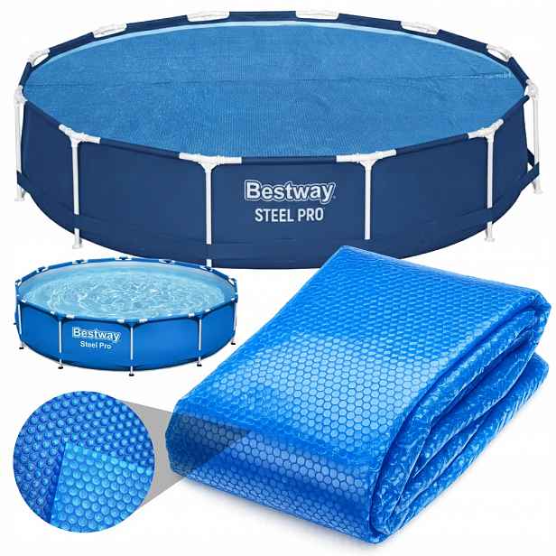 Solární a tepelná podložka na ohřev bazénu Bestway Steel Pro 366 cm