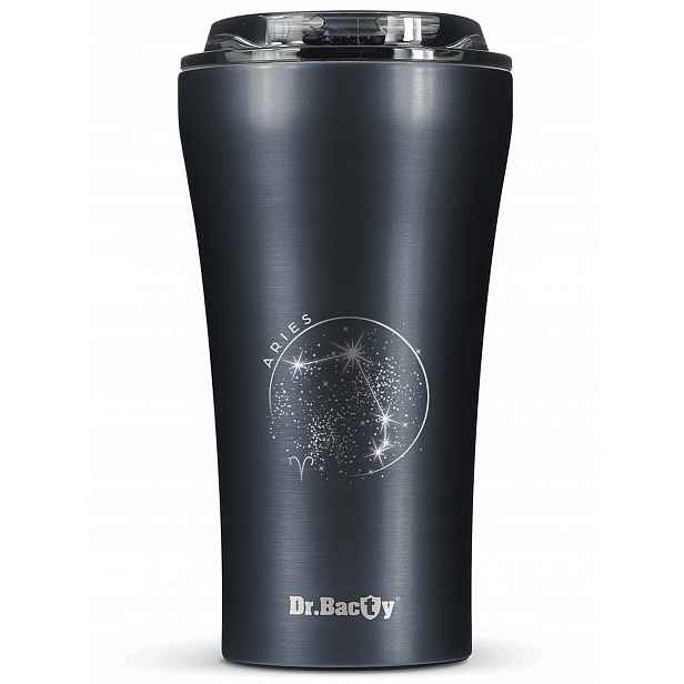 Termohrnek Dr.Bacty Apollo 2.0 na kávu, vzduchotěsný, beran gunmetal, 360 ml