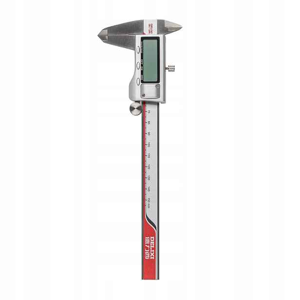 Přesné elektronické posuvné měřítko Delixi s LCD displejem 0-150 mm pouzdro