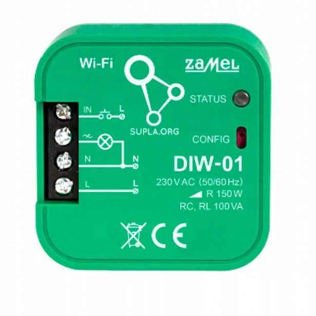 Supla Wi-Fi stmívač osvětlení DIW-01