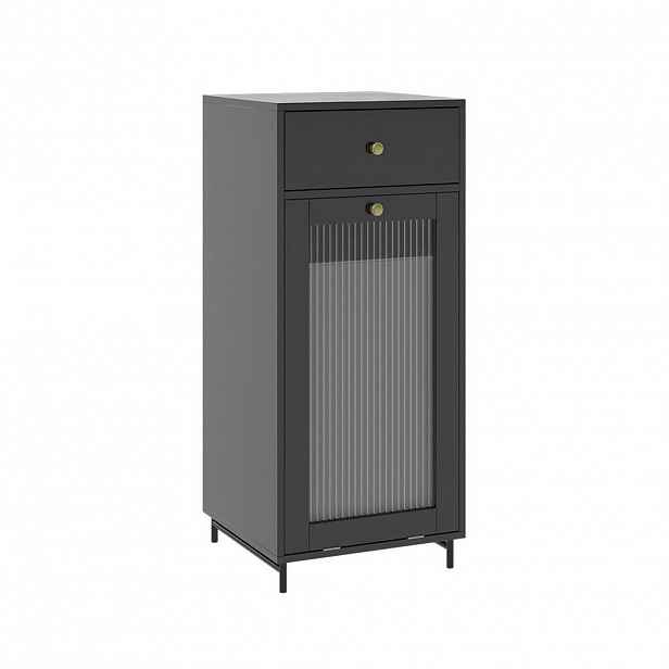 Vicco MIDI SKŘÍŇKA Malte Šedá 40 x 96 cm se zásuvkou