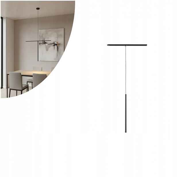 Závěsná kolejnicová lampa 1F Tracer Black 1XG9 10818 Tk Lighting