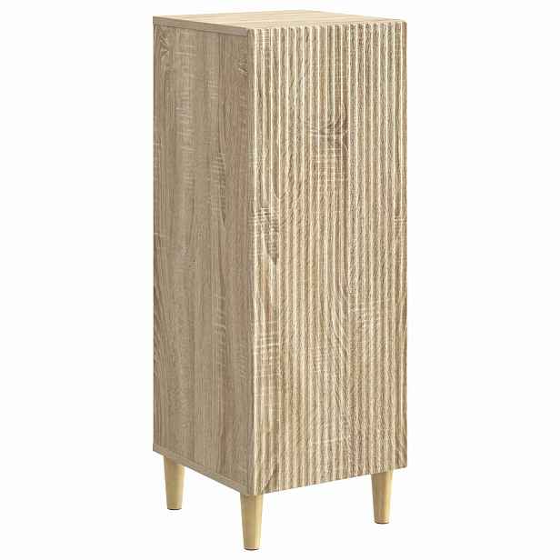 vidaXL Servírovací skříň Dub sonoma 33 x 34,5 x 90 cm Kompozitní dřevo