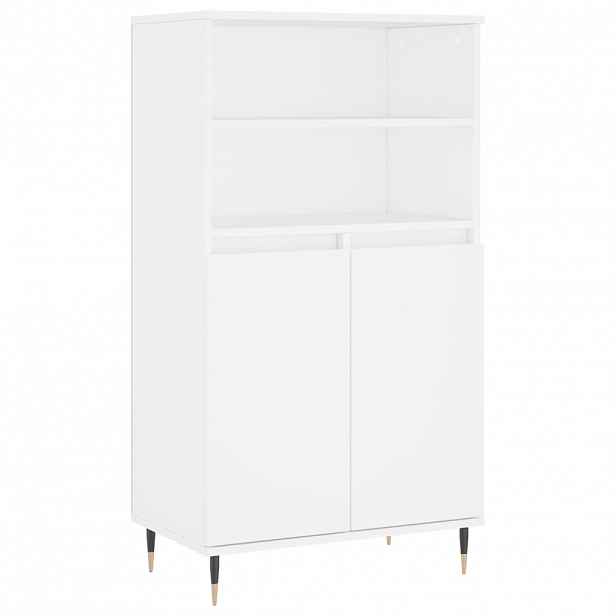vidaXL Skříň highboard bílá 60 x 36 x 110 cm kompozitní dřevo