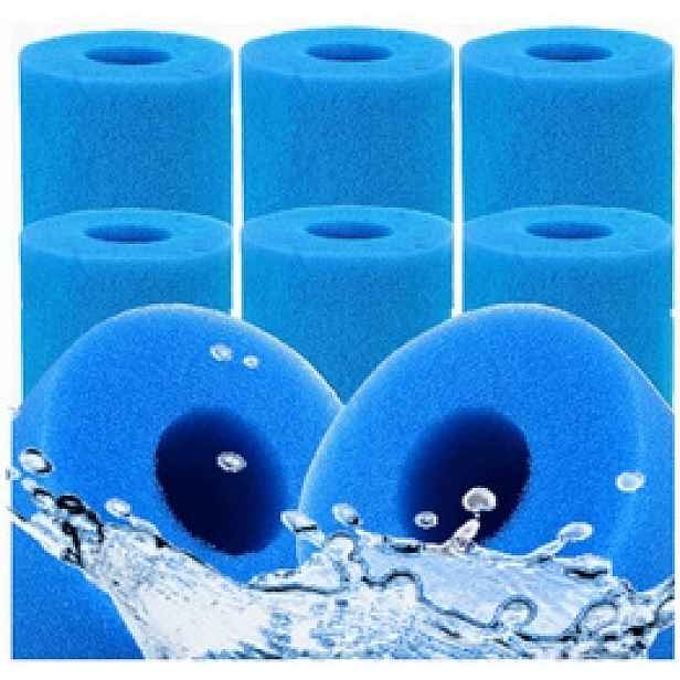 6x Filtr do bazénu Jacuzzi Filtr pro bazénovou pumpu Opakovaně Použitelný S1 Intex