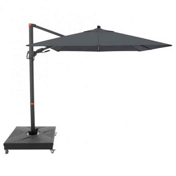 Doppler myZone 210 x 210 cm - výkyvný zahradní slunečník s boční tyčí : Desén látky - 840