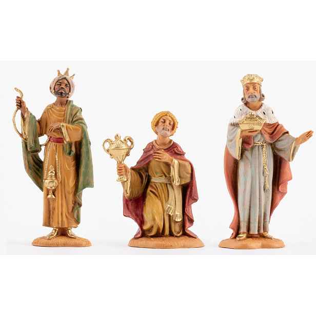 Figurky Do Betlému Tři králové Mudrci Betlém pro figurky o výšce 10 cm