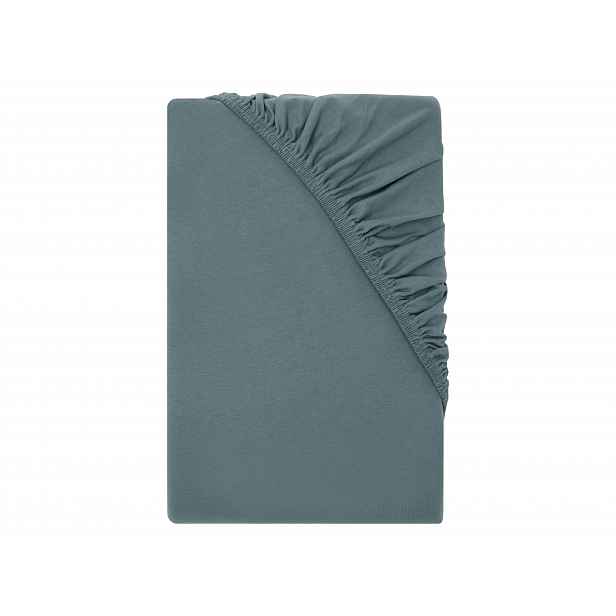 Livarno® Žerzejové napínací prostěradlo, 140-160 x 200 cm (petrolejová)