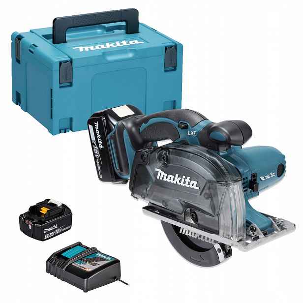 Makita DCS552RTJ Řezačka na kov Lxt 136 mm 2x5 Ah 18 V