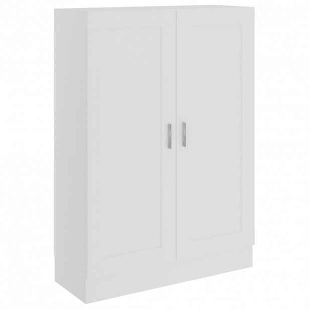 vidaXL Knihovna bílá 82,5 x 30,5 x 115 cm kompozitní dřevo