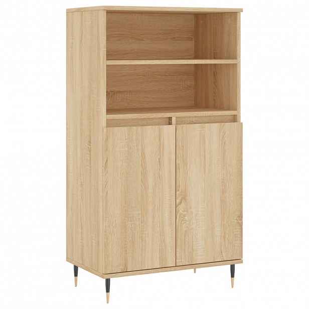 vidaXL Skříň highboard dub sonoma 60 x 36 x 110 cm kompozitní dřevo
