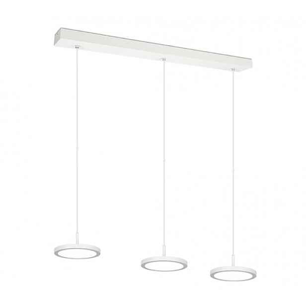 LED závěsné osvětlení Trio Tray bílá 340910331