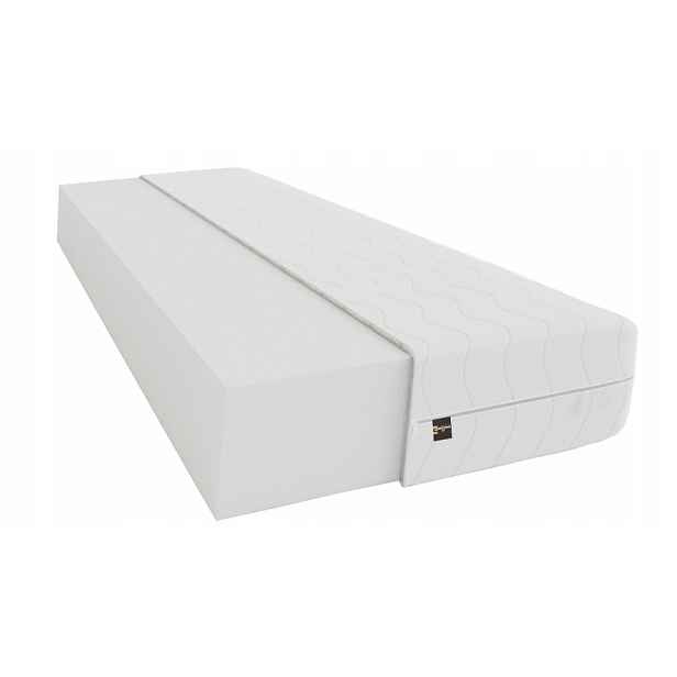 Pěnová Matrace 90x190 12cm prošívaný potah ze středně tvrdé pěny H3