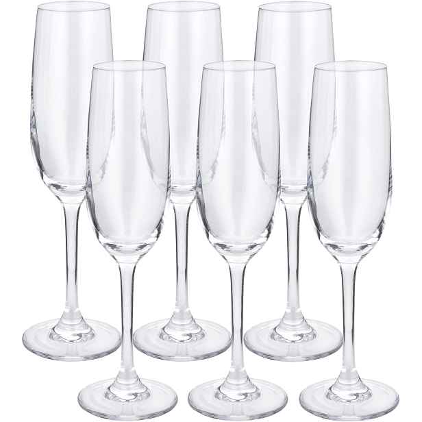 Silvercrest® Sada sklenic, 6dílná (sklenice na sekt)