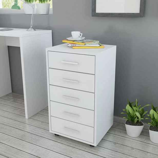 Kancelářský kontejner DTD / MDF Bílá